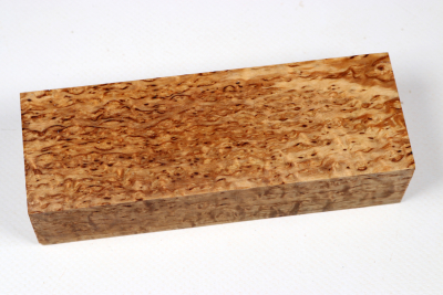 Knife Blank Karelian Masurbirch stabilized - Stabi3444