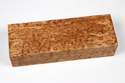 Knife Blank Karelian Masurbirch stabilized - Stabi3445