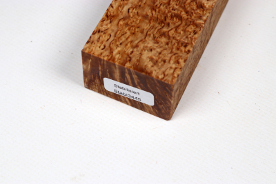 Knife Blank Karelian Masurbirch stabilized - Stabi3445