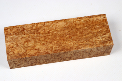 Knife Blank Karelian Masurbirch stabilized - Stabi3445