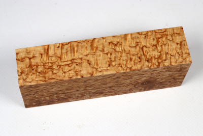 Knife Blank Karelian Masurbirch stabilized - Stabi3449