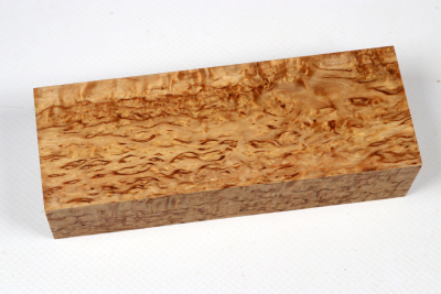 Knife Blank Karelian Masurbirch stabilized - Stabi3449