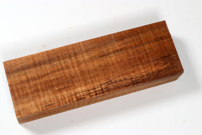Messergriffblock Koa curly stabilisiert XL - Stabi3814
