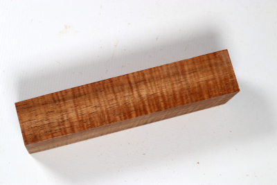 Messergriffblock Koa curly stabilisiert XL - Stabi3814