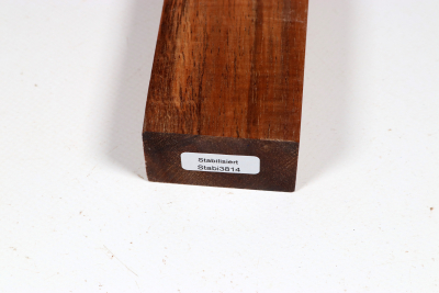 Messergriffblock Koa curly stabilisiert XL - Stabi3814