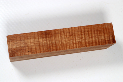 Messergriffblock Koa curly stabilisiert XL - Stabi3815