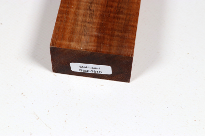 Messergriffblock Koa curly stabilisiert XL - Stabi3815