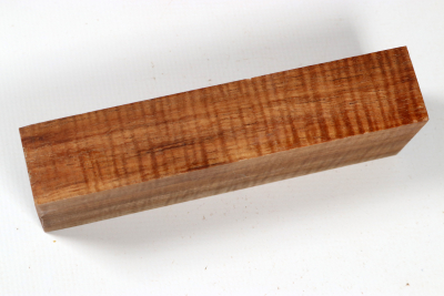 Messergriffblock Koa curly stabilisiert XL - Stabi3817