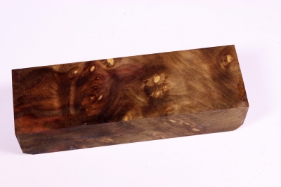 Knife Blank Laurel Burl stabilized - Stabi2098