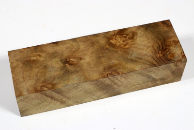 Knife Blank Laurel Burl stabilized - Stabi2461