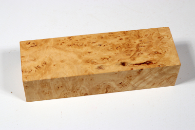 Knife Block Linden Tree Burl - LinM0104