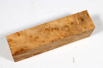 Knife Block Linden Tree Burl - LinM0198