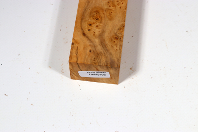 Knife Block Linden Tree Burl - LinM0198