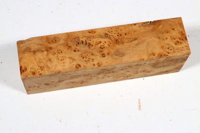 Knife Block Linden Tree Burl - LinM0199
