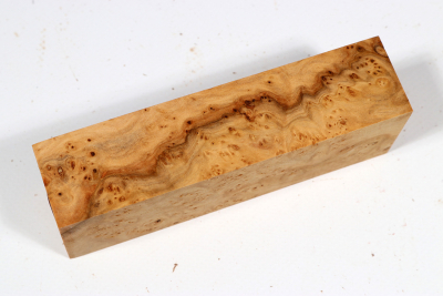 Knife Block Linden Tree Burl - LinM0203
