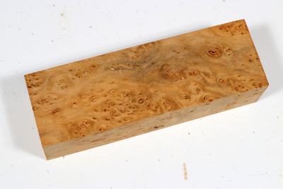 Knife Block Linden Tree Burl - LinM0208