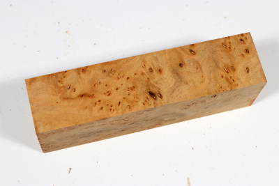 Knife Block Linden Tree Burl - LinM0208