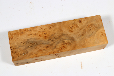 Knife Block Linden Tree Burl - LinM0208