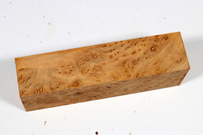 Knife Block Linden Tree Burl - LinM0209