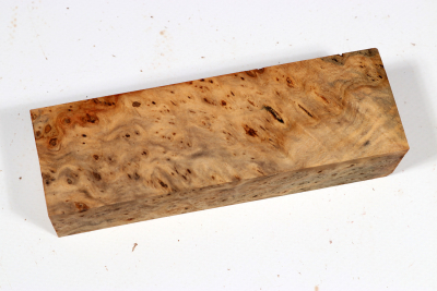 Knife Block Linden Tree Burl - LinM0210