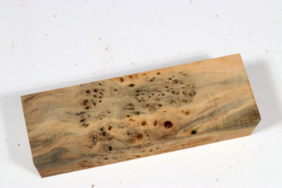 Knife Block Linden Tree Burl - LinM0211