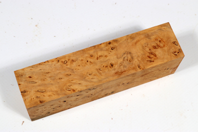 Knife Block Linden Tree Burl - LinM0212