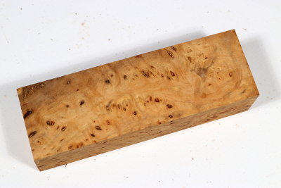 Knife Block Linden Tree Burl - LinM0212
