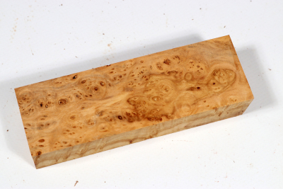 Knife Block Linden Tree Burl - LinM0213