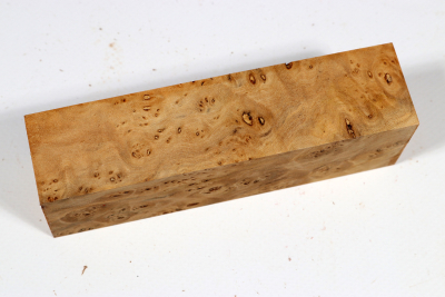 Knife Block Linden Tree Burl - LinM0214