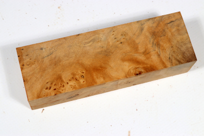 Knife Block Linden Tree Burl - LinM0215