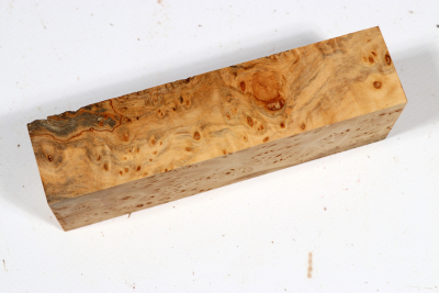 Knife Block Linden Tree Burl - LinM0216