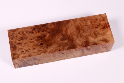 Knife Blank Linden Tree Burl stabilized - Stabi1931