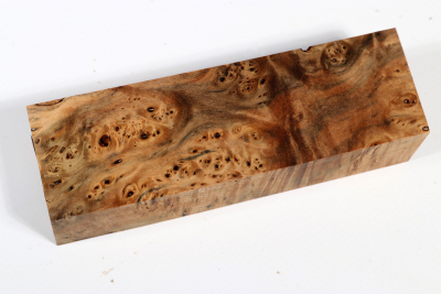Knife Blank Linden Tree Burl stabilized - Stabi3296