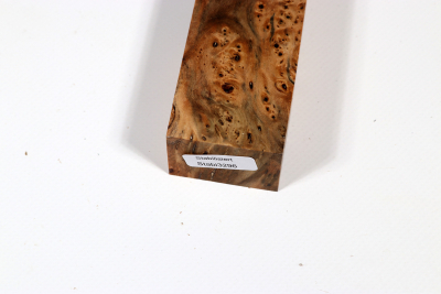 Knife Blank Linden Tree Burl stabilized - Stabi3296