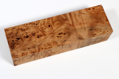 Knife Blank Linden Tree Burl stabilized - Stabi3298