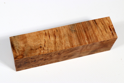 Knife Blank Linden Tree Burl stabilized - Stabi3298