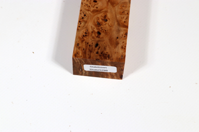 Knife Blank Linden Tree Burl stabilized - Stabi3298
