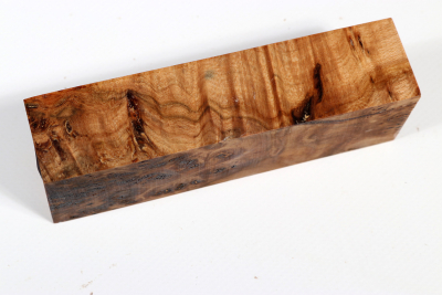 Knife Blank Linden Tree Burl stabilized - Stabi3299
