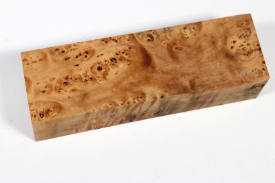 Knife Blank Linden Tree Burl stabilized - Stabi3300