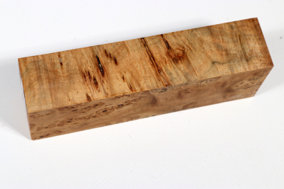 Knife Blank Linden Tree Burl stabilized - Stabi3300