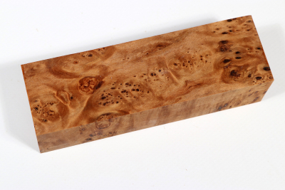Knife Blank Linden Tree Burl stabilized - Stabi3305