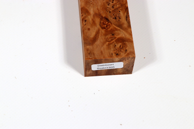 Knife Blank Linden Tree Burl stabilized - Stabi3305