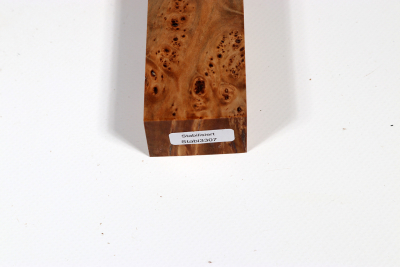 Knife Blank Linden Tree Burl stabilized - Stabi3307