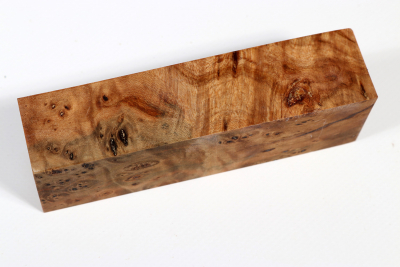 Knife Blank Linden Tree Burl stabilized - Stabi3311
