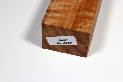 Messergriffblock Marri / Red Gum curly - Marr0088