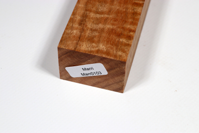 Messergriffblock Marri / Red Gum curly - Marr0103