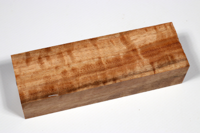Knife Block Marri / Red Gum curly - Marr0111