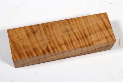 Knife Block Marri / Red Gum curly - Marr0200