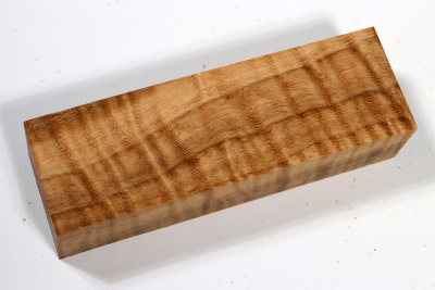 Knife Block Marri / Red Gum curly - Marr0202