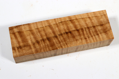 Knife Block Marri / Red Gum curly - Marr0203
